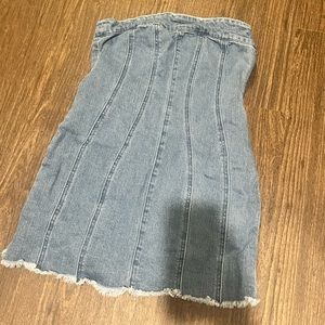 Denim dress